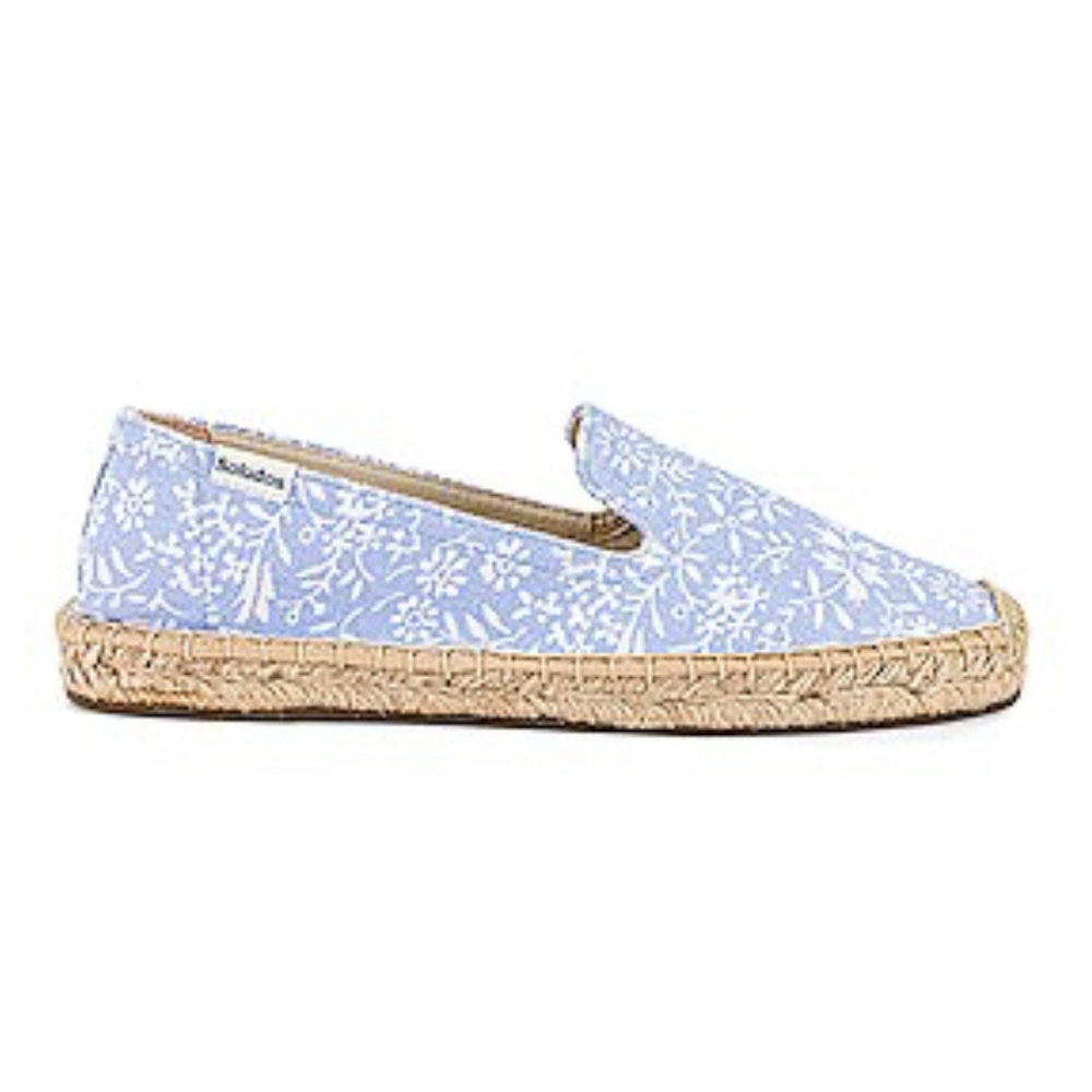 Soludos blue bonnet espadrille shoes size 8.5 - Picture 2 of 12